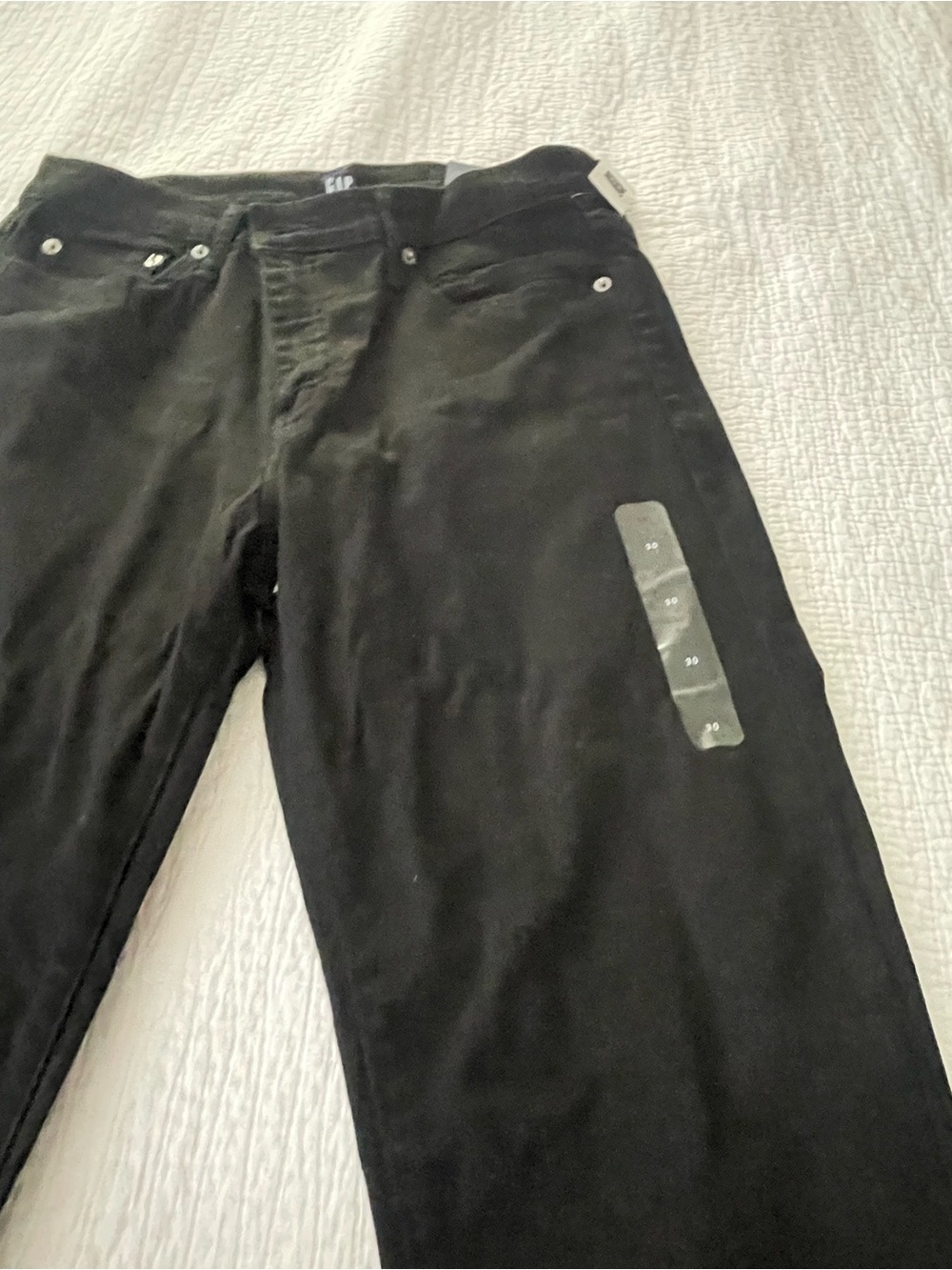 GAP Black Straight Denim Jeans